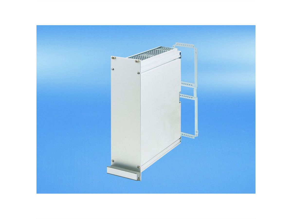 SCHROFF Unité enfichable de type cadre PRO Kit, non blindé, perforé, connecteurs multiples, 6 U, 14 HP, 167 mm