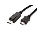 VALUE Câble DisplayPort DP - HDTV, M/M, noir, 3 m