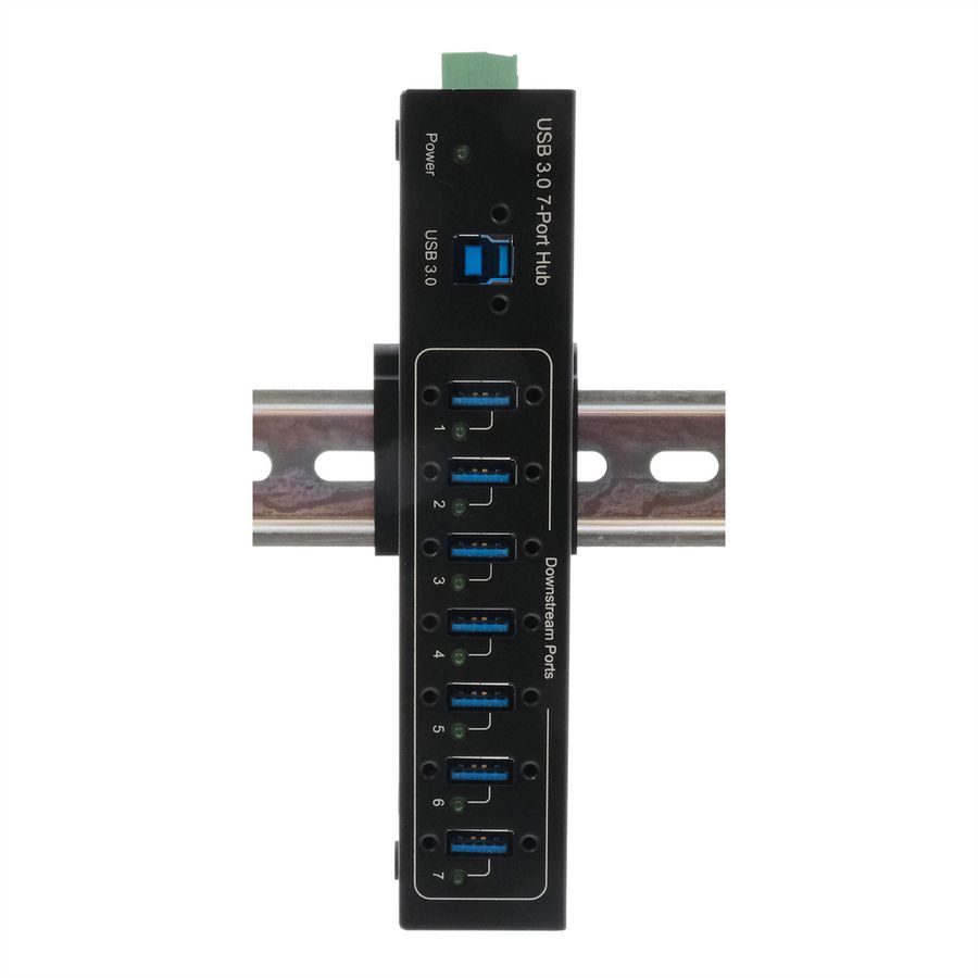 EXSYS EX-11227HMVS HUB métal 7 ports USB 3.2 Gen 1 VIA VL811+ Chipset