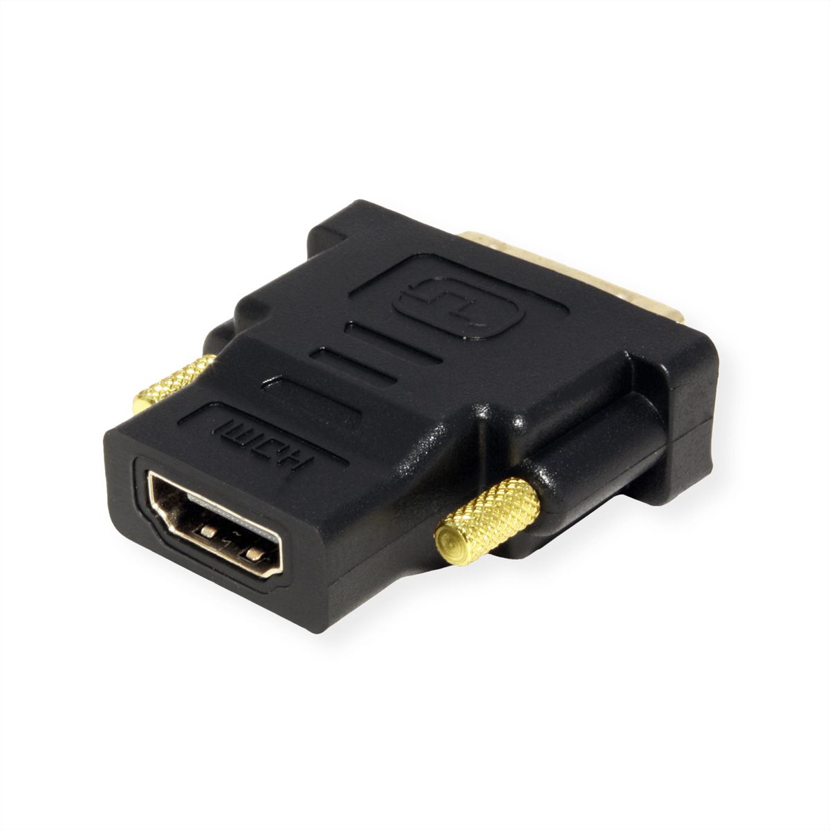 ROLINE Adaptateur HDMI-DVI, HDMI F - DVI-D M