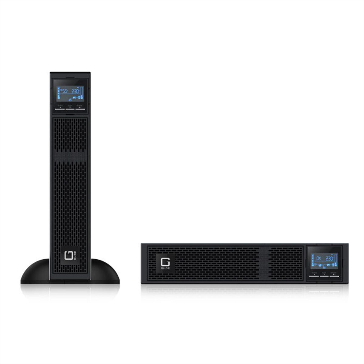 GUDE EPB 8810-3 ASI 3000VA UPS Backup Tour/ RM, noir