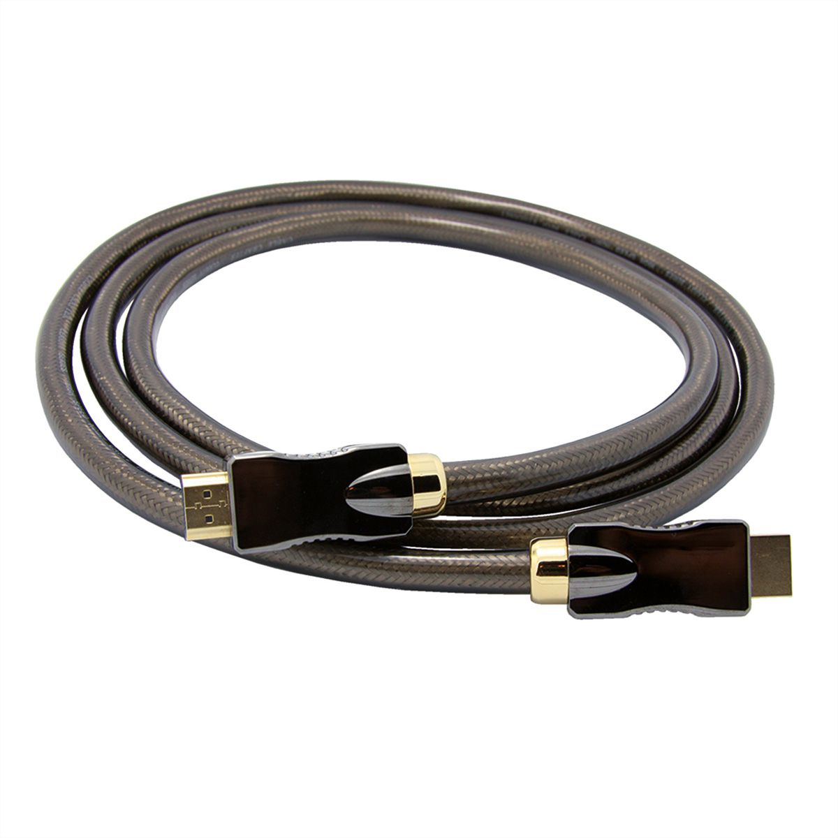 ROLINE Câble HDMI Ultra HD avec Ethernet, 4K, M/M, noir, 2 m
