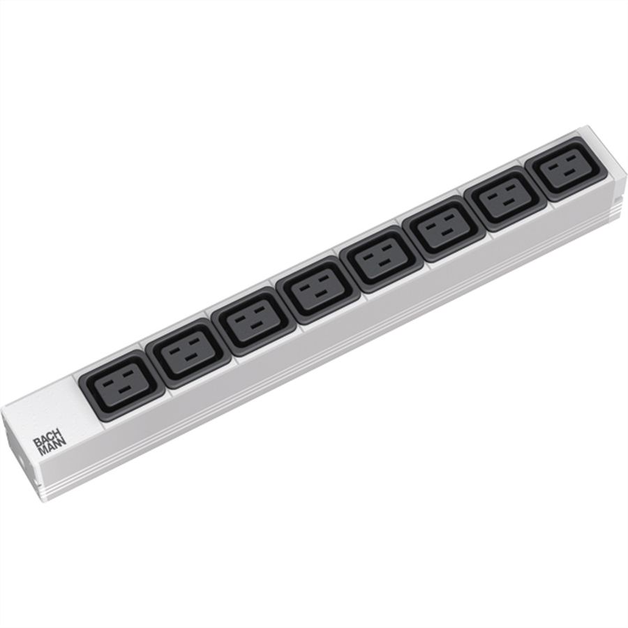 BACHMANN 19" Prise multiple 8 IEC320 C19 F et C20 M