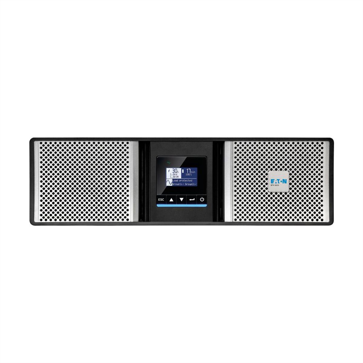 Eaton 9PX 6000i RT3U HotSwap Netpack G2 avec bypass, Network-M3 & Kit RM (9RK) / Technologie : Online double conversion