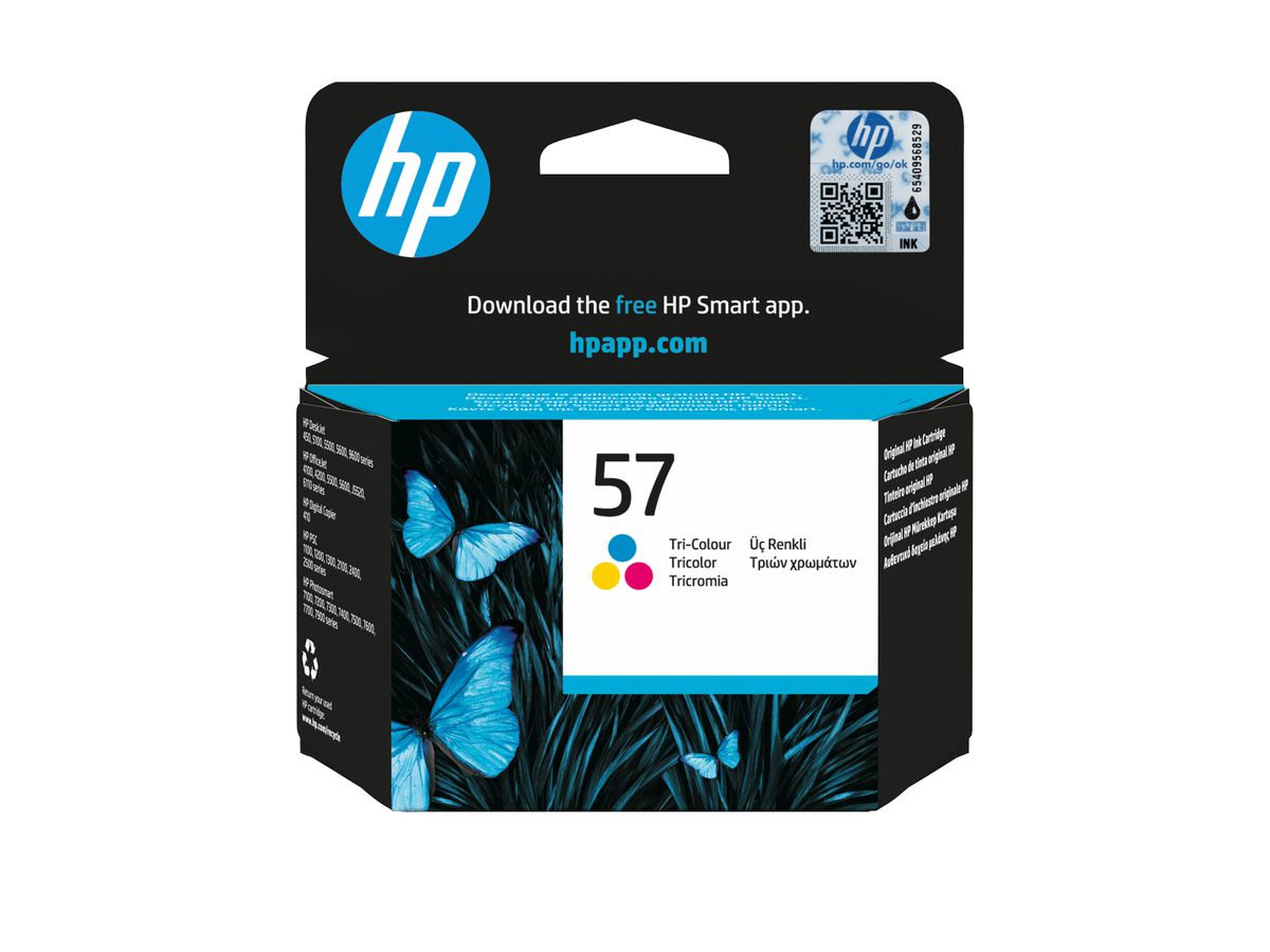 HP 57 cartouche d'encre trois couleurs authentique