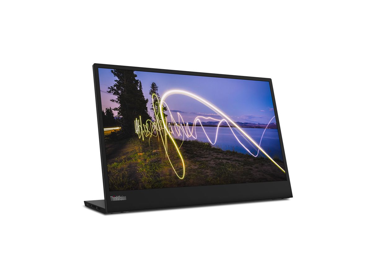 Lenovo ThinkVision M15 LED display 39,6 cm (15.6") 1920 x 1080 pixels Full HD Noir