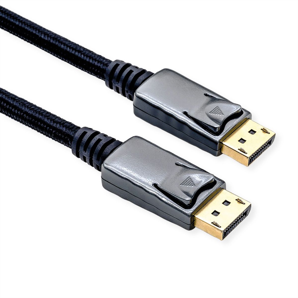 ROLINE Câble DisplayPort v1.4, DP M - DP M, noir / argent, 1 m