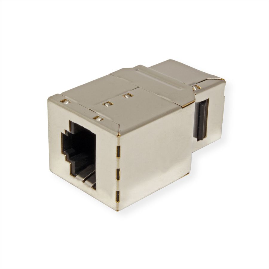 ROLINE Coupleur Keystone RJ-45 blindé, Cat.6A (Classe EA)