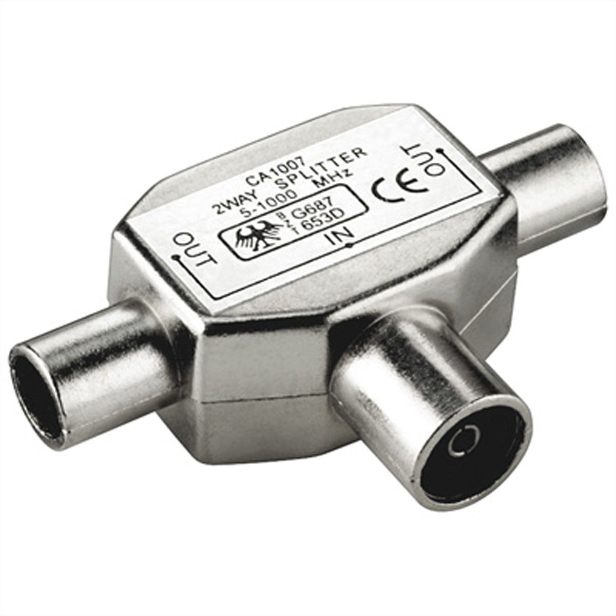 Adaptateur coaxial en T