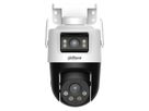 DAHUA DH-IPC-P3DP-3F-PV-0280B/0600B-EUR, Caméra WiFi PTZ 3+3MP 2,8 mm IR LED