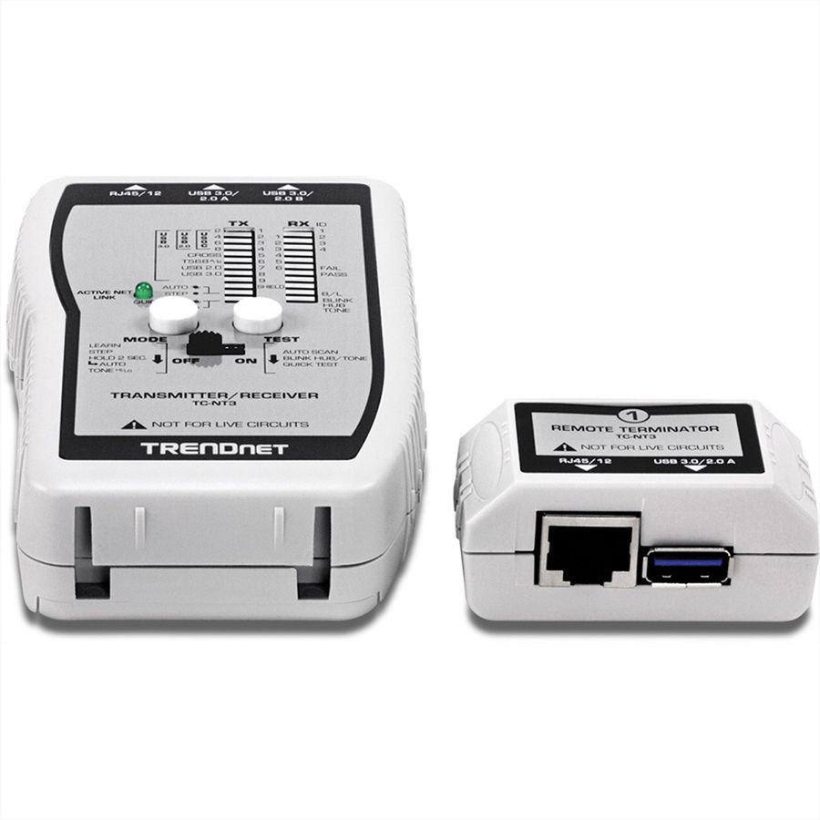 TRENDnet TC-NT3 Testeur de câbles USB et VDV
