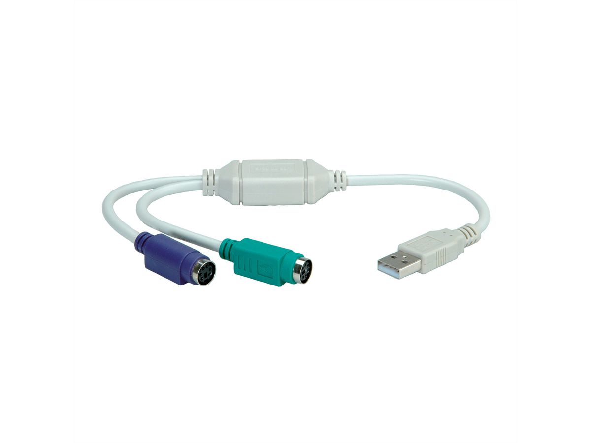 VALUE Convertisseur USB / 2x PS/2