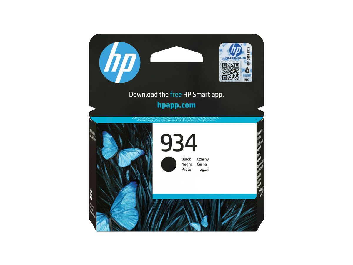 HP 934 cartouche d'encre noire authentique