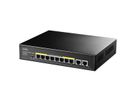 CUDY GS1010PE Switch 8 ports Gigabit PoE+, 2 ports Gigabit Uplink 120W