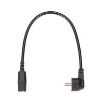 BACHMANN Câble H05VV-F 3G1,5, noir, L:1,5, CEE7/7 / C13