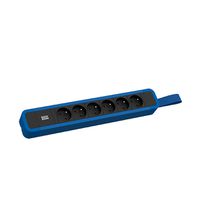 BACHMANN PRIMO 2 6xUTE avec boucle 2,0m CEE7/7 RAL5010