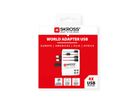SKROSS Adaptateur de voyage universel MUV USB 4xA, monde