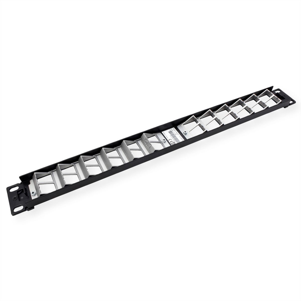 TRENDnet TC-KP24SA Panneau de connexion Keystone blindé 1U angulaire, vierge et à 24 ports