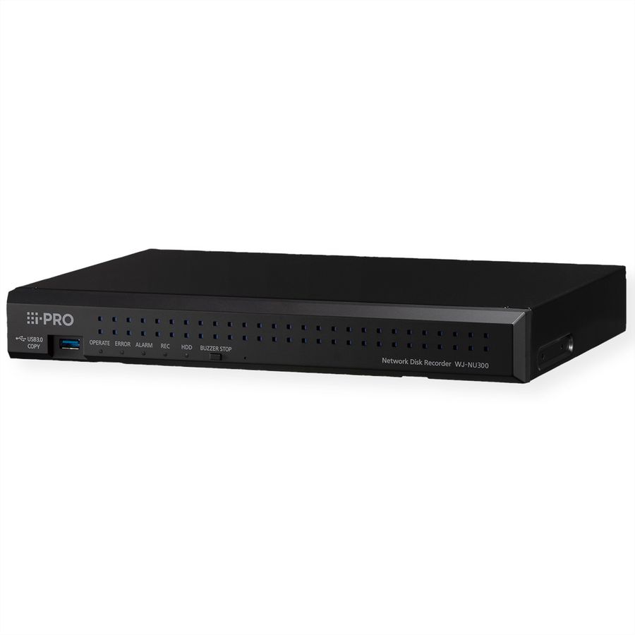 i-PRO WJ-NU300KG NVR Enregistreur vidéo en réseau, 16-CH, 8x PoE
