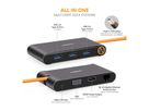 EXSYS EX-1198VS Hub à 7 ports USB 3.1 Gen1 C, adaptateur 12V/3A et câble USB C-C