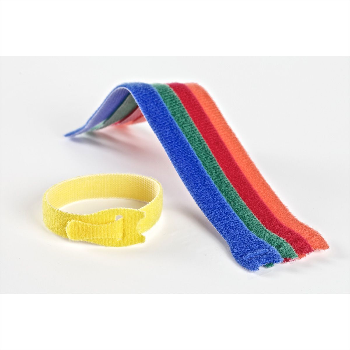 VELCRO® ONE-WRAP Rouleau 12x200mm x 5, multi, réutilisable