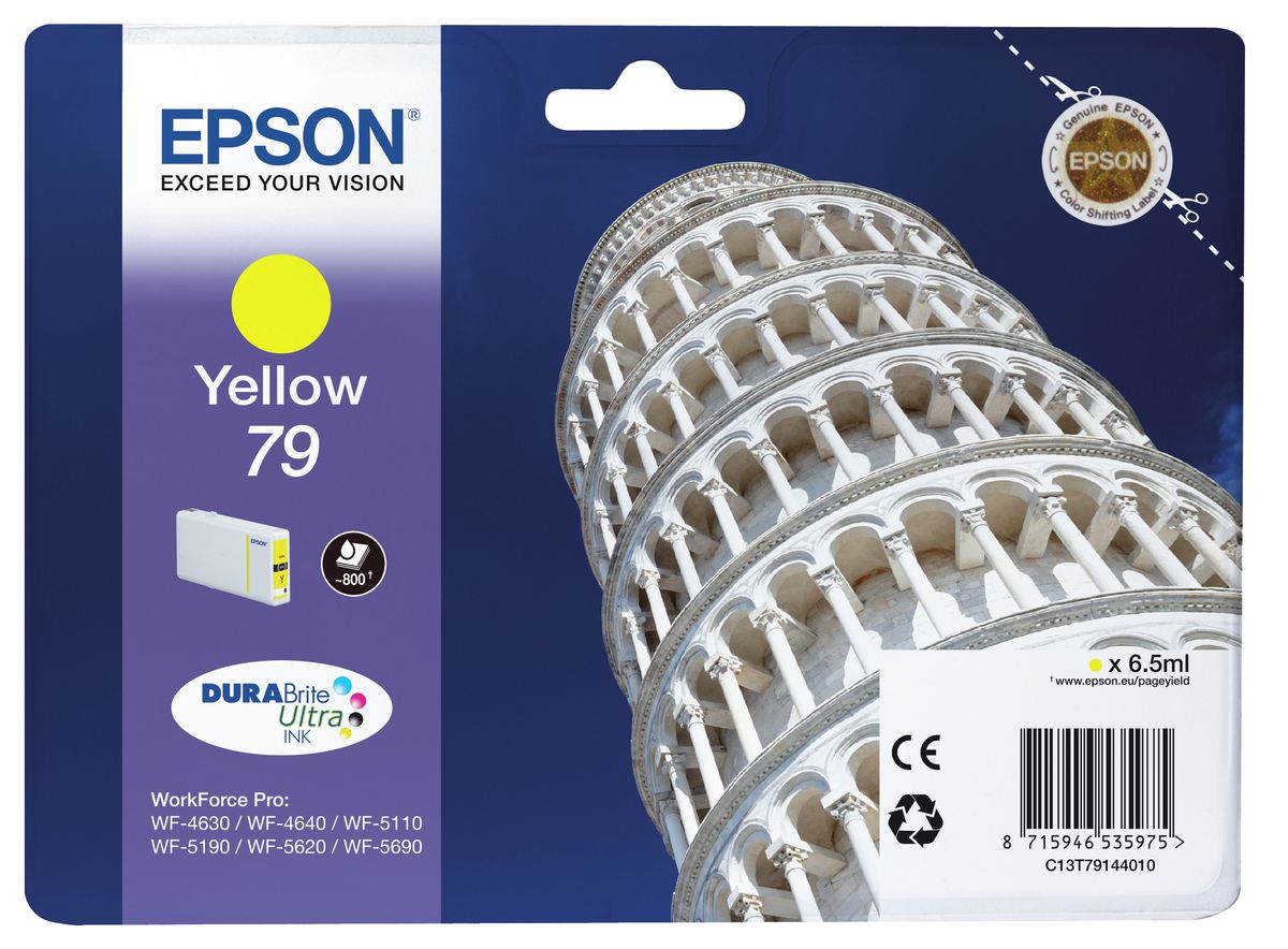 Epson Encre Jaune "Tour de Pise" (800 p)