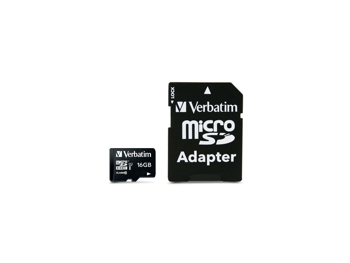Verbatim Premium mémoire flash 16 Go MicroSDHC Classe 10