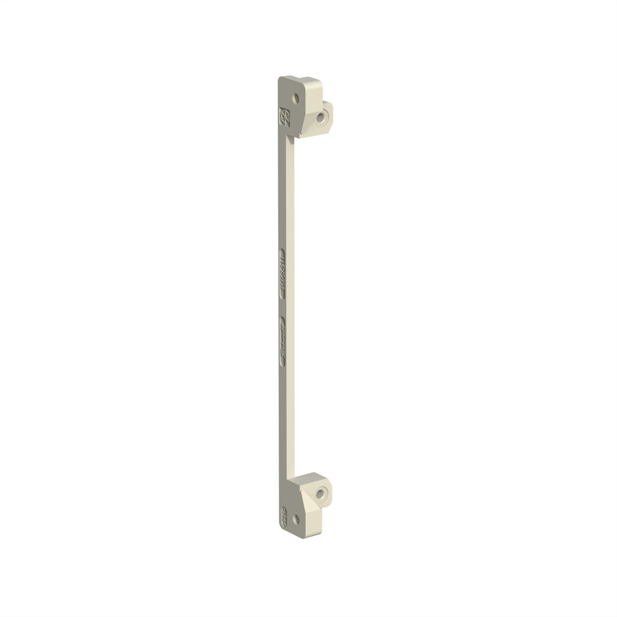 SCHROFF Support de carte de circuit imprimé pour fixation de face avant/circuit imprimé, plastique, gris