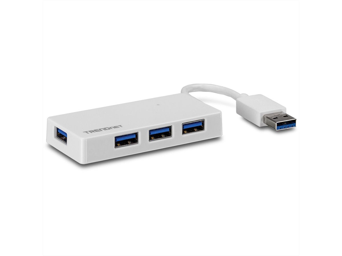 TRENDnet TU3-H4E Mini hub USB 3.0 à 4 ports