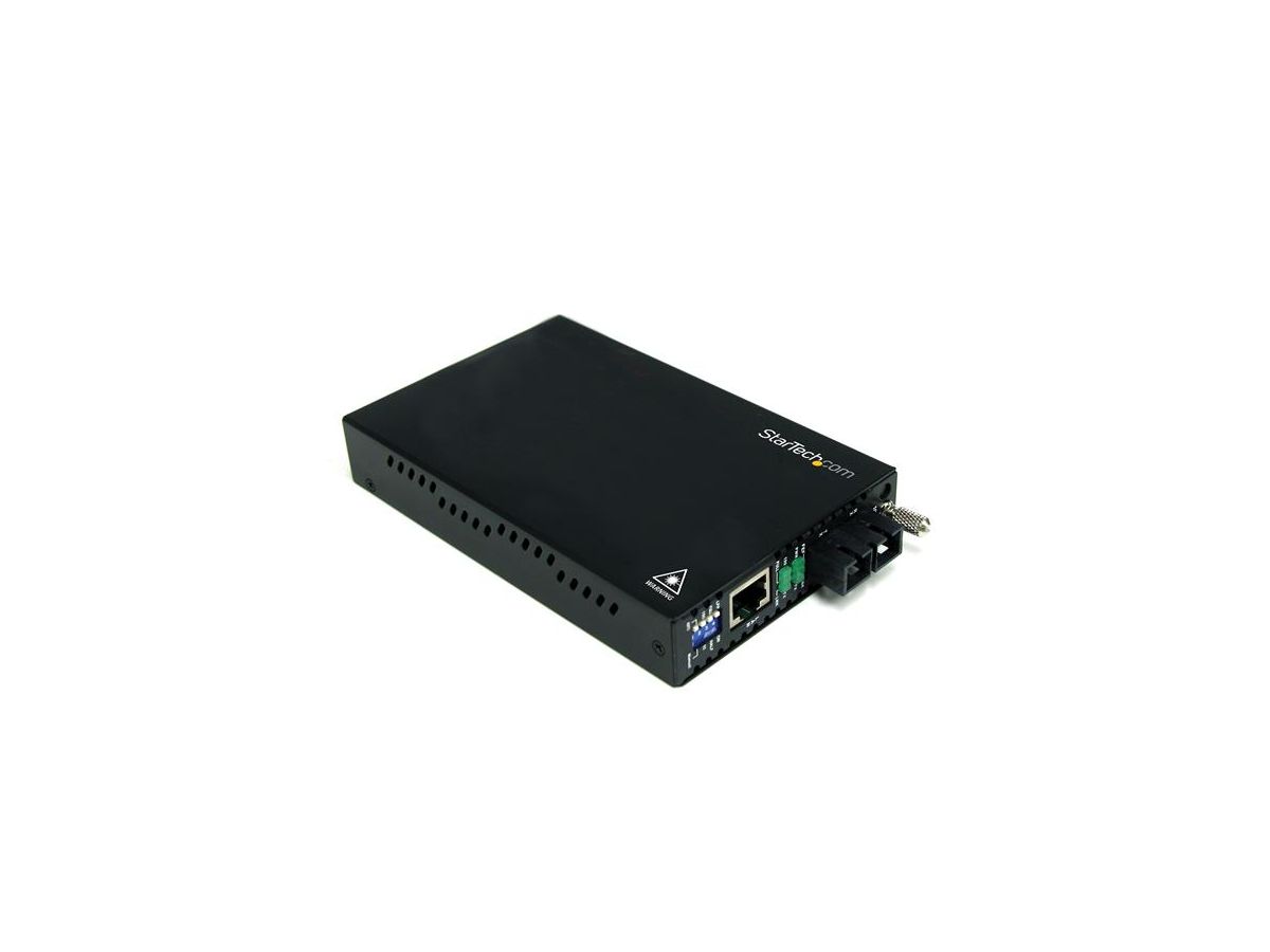 StarTech.com Convertisseur Ethernet sur Fibre Optique MonoMode SC - 10/100Mb/s - 30km