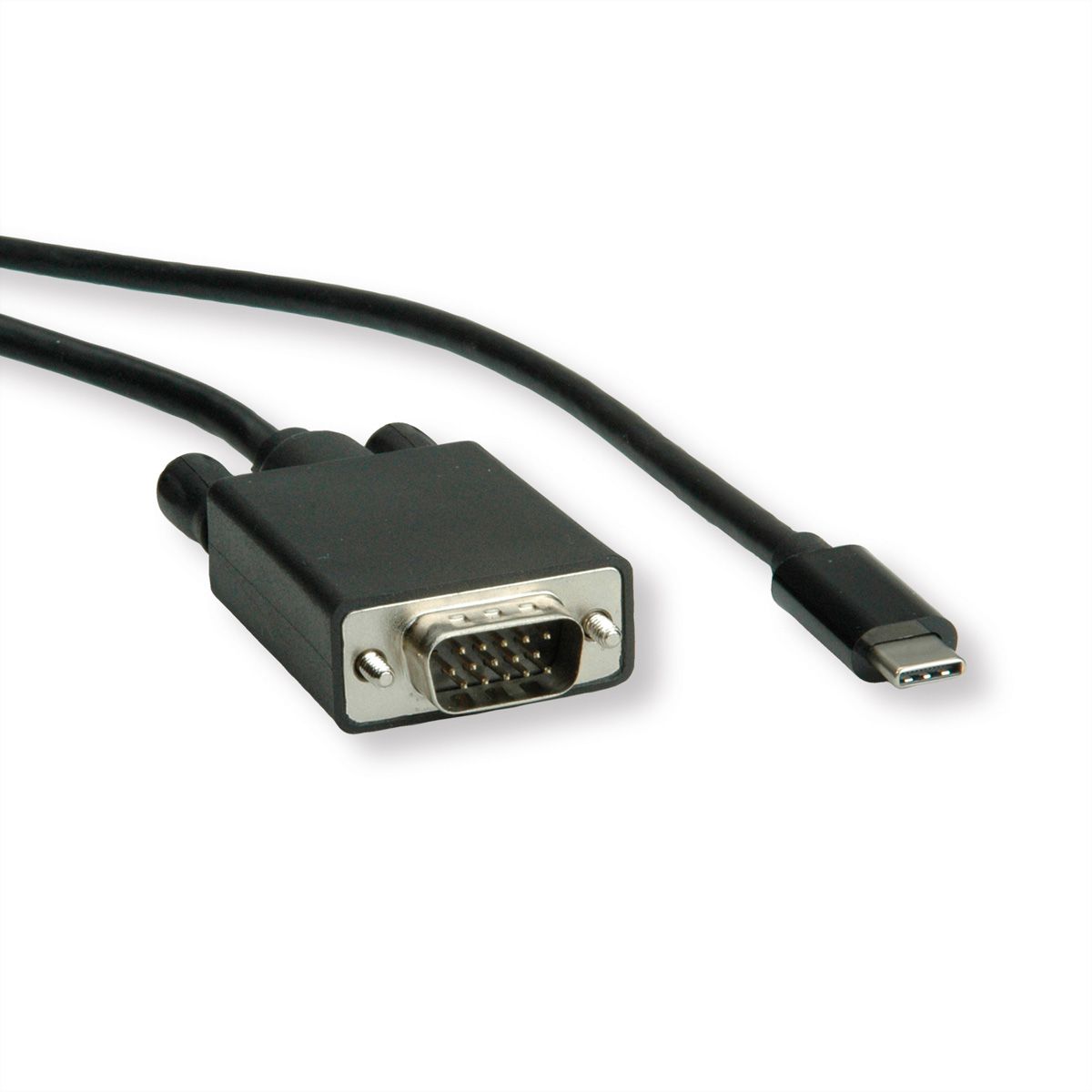 ROLINE Câble adaptateur type C - VGA, M/M, 1 m