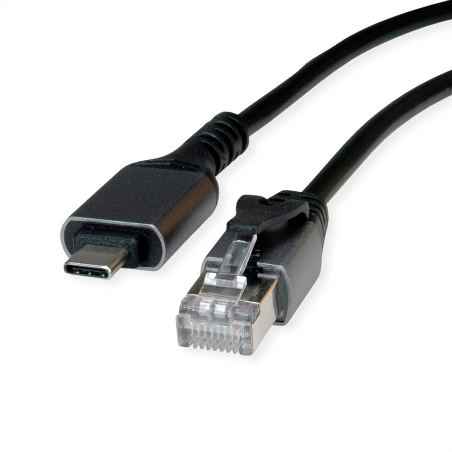 VALUE Câble convertisseur USB-C - Gigabit Ethernet, noir, 5 m