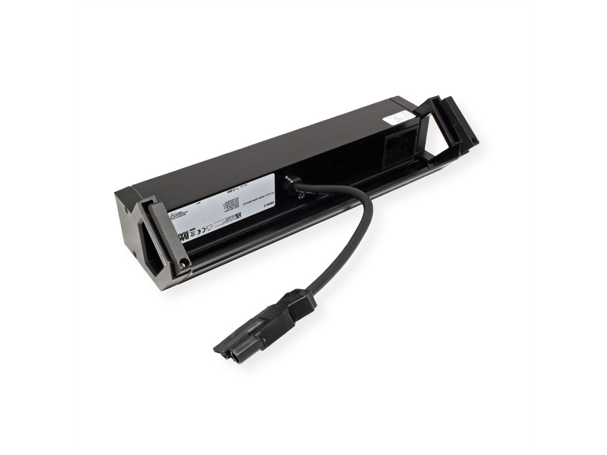 BACHMANN DESK2 2xUTE 1xUSB C 60W 1xCM 0,2m GST18 RAL9005