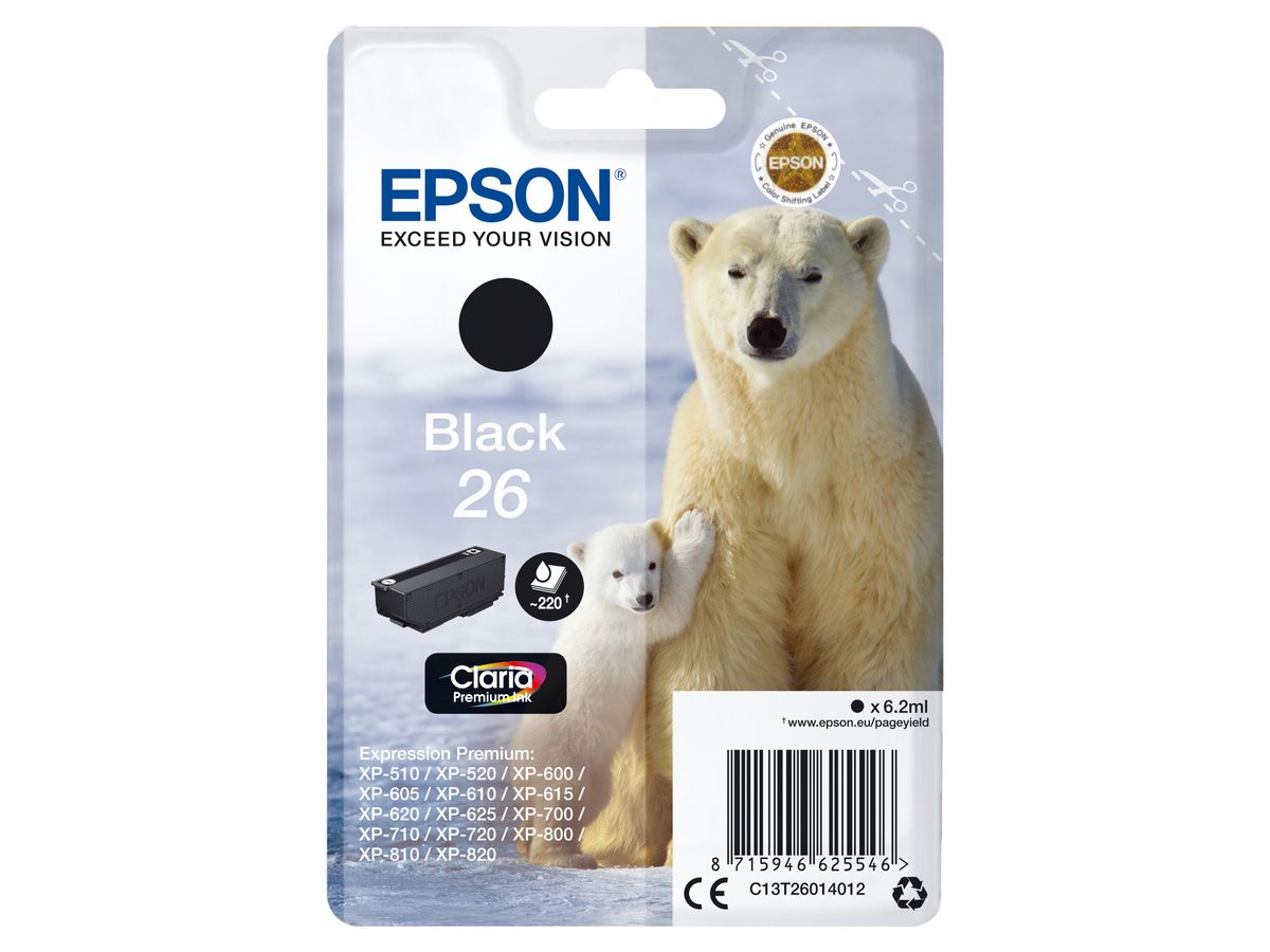 Epson Cartouche "Ours Polaire" - Encre Claria Premium N