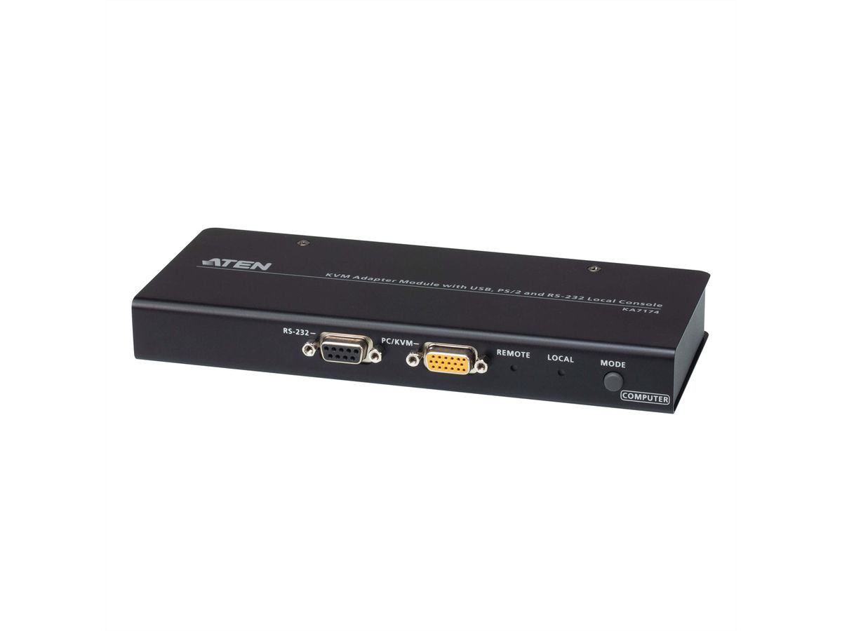 ATEN KA7174 Module adaptateur KVM avec USB, PS/2, et Console locale RS-232