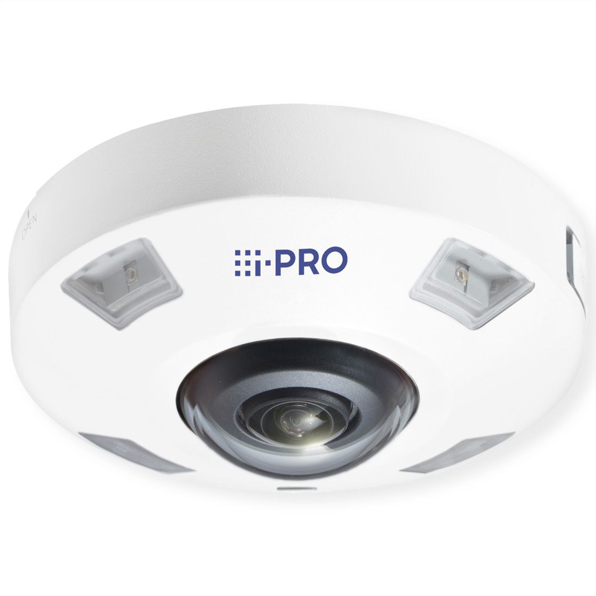 I-PRO WV-S4576LMA Caméra Fisheye 12 MP, 180°/360°, IR-LED 14m