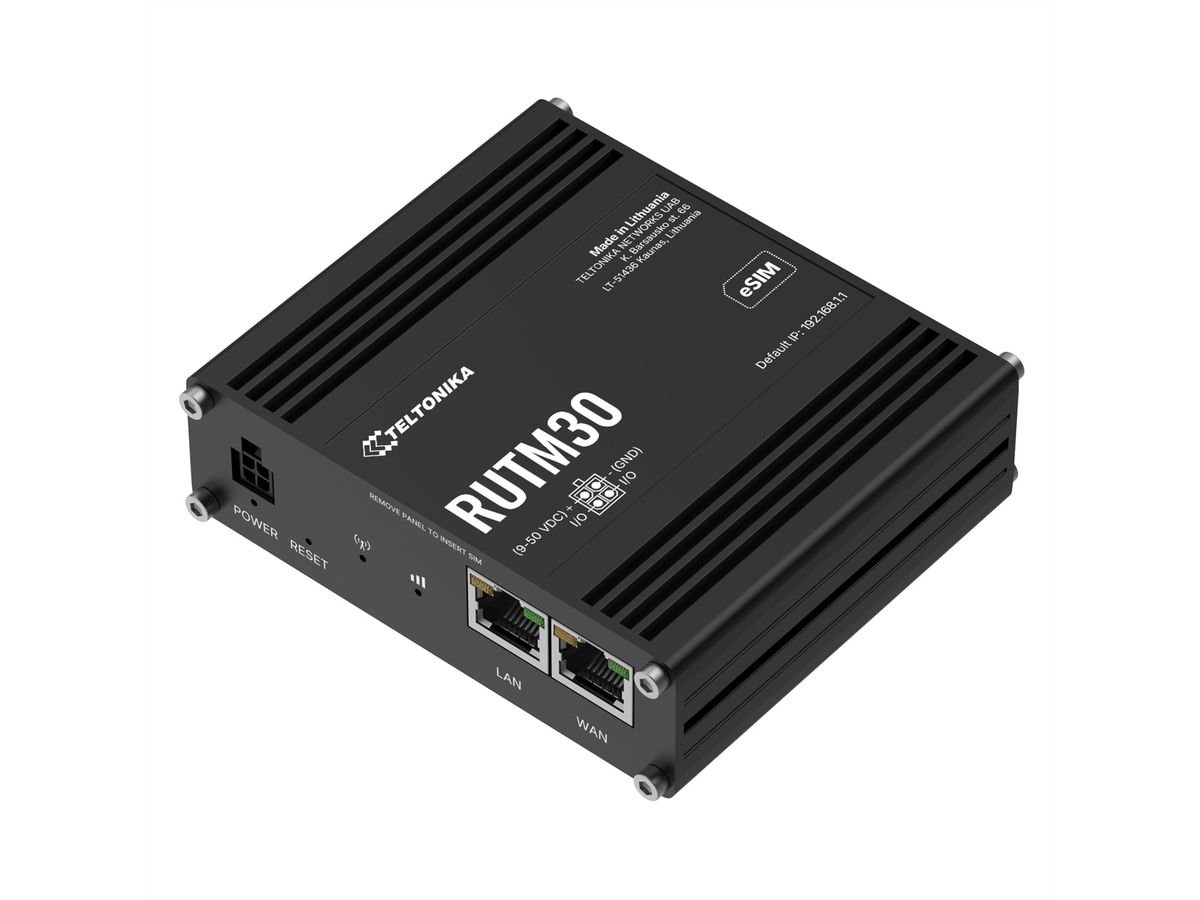 TELTONIKA ROUTEUR RUTM30 5G À DOUBLE CARTE SIM