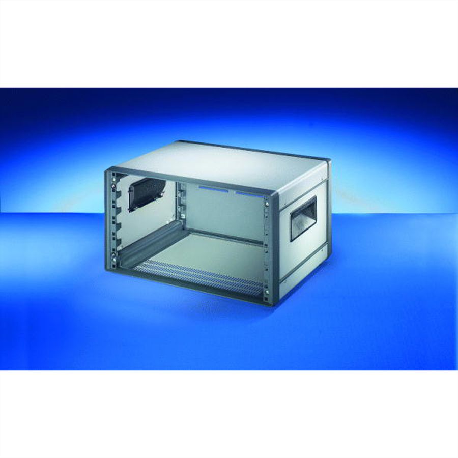 SCHROFF Comptec 19" Desktop Case, non blindé, capot en acier, 6 U, 84 HP, 500 mm