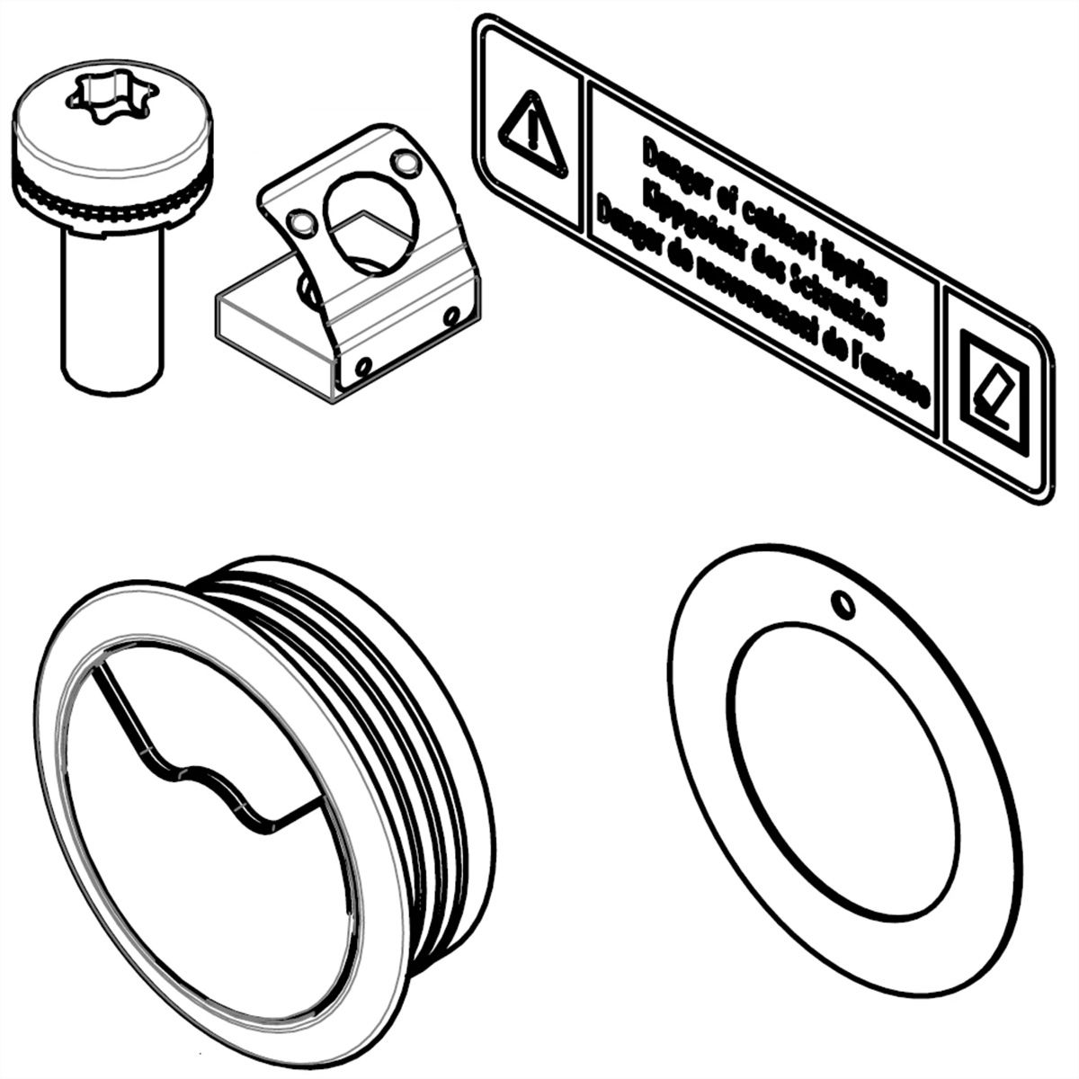SCHROFF Kit de montage du bras support pour la baie NovastarHD