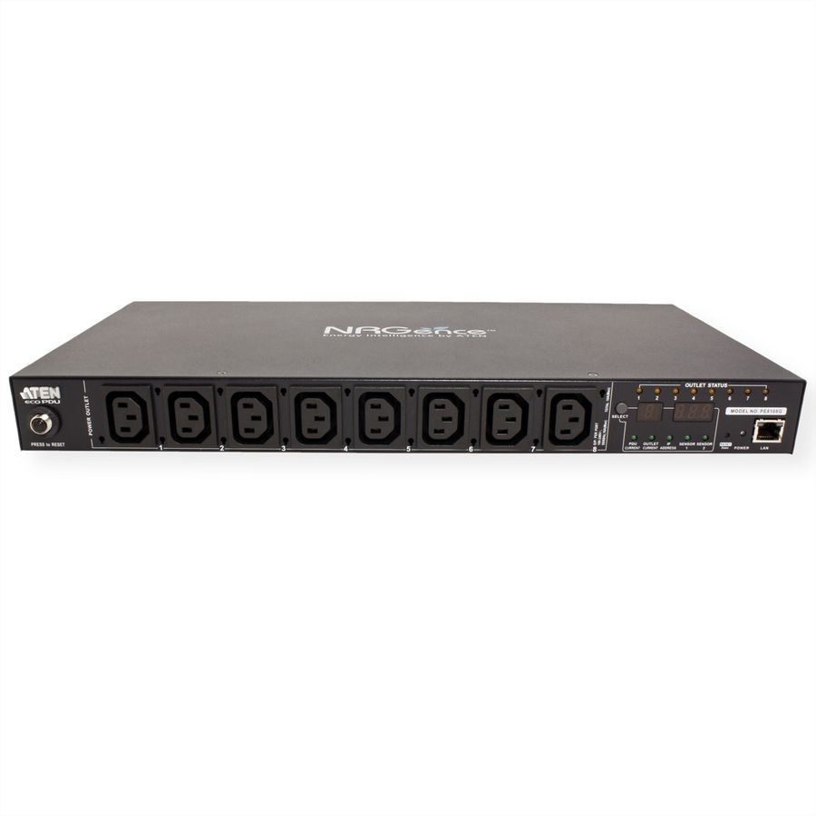 ATEN PE8108G Multiprise IP, 8 ports, 1UH, 8xC13, 10A