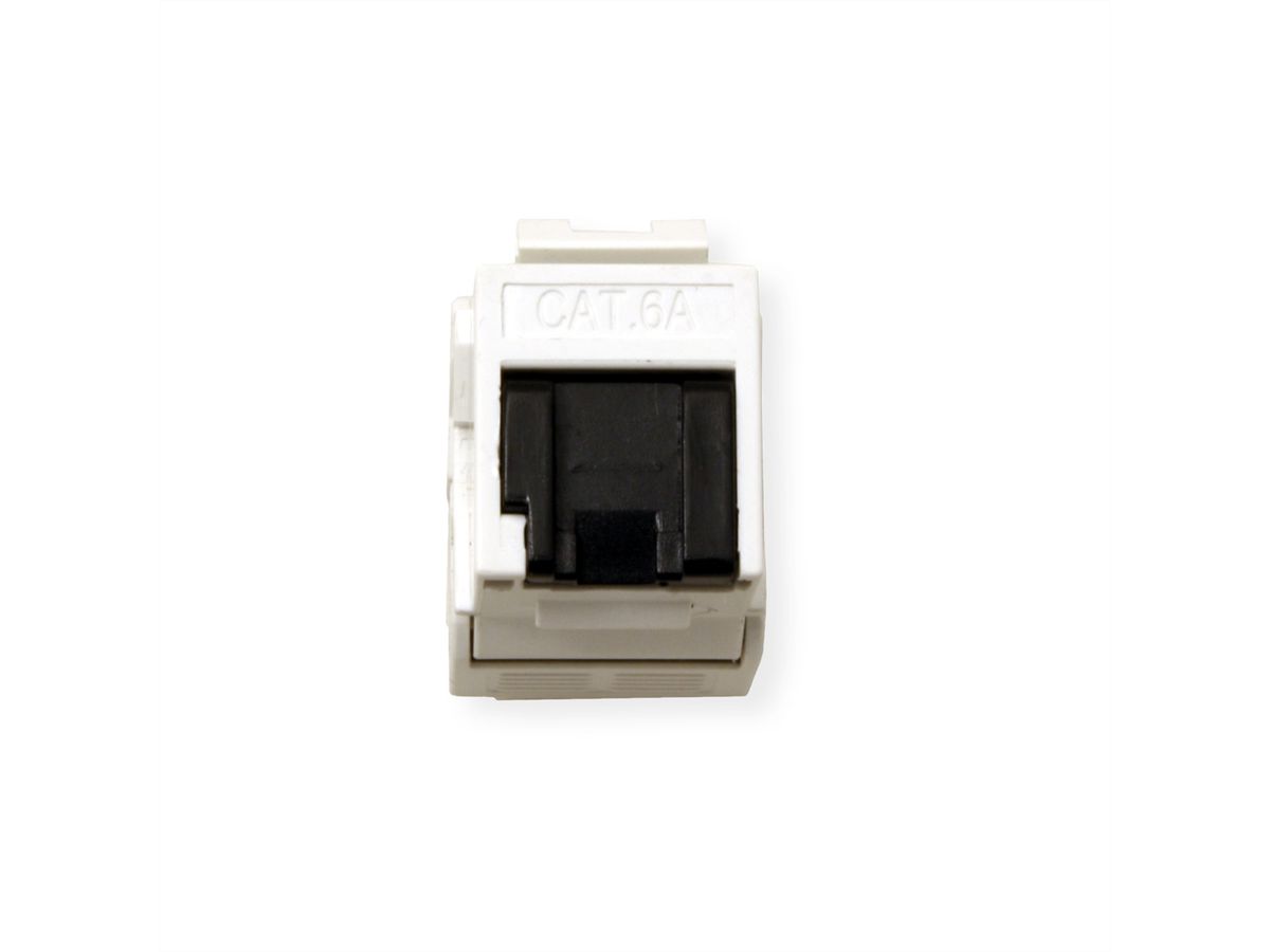 VALUE Keystone Cat.6A (Classe EA), RJ-45, non-blindé, sans outil, blanc