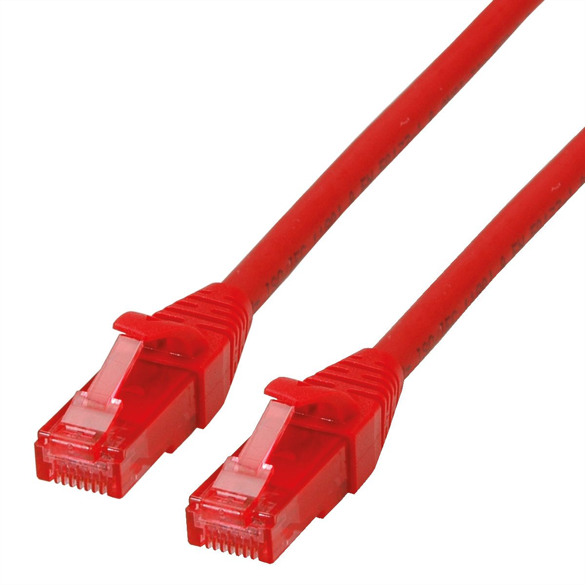 Cordon ROLINE UTP Cat.6, LSOH, Component Level, rouge, 3 m