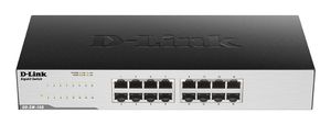 D-Link GO-SW-16G Non-géré L2 Gigabit Ethernet (10/100/1000) Noir 1U