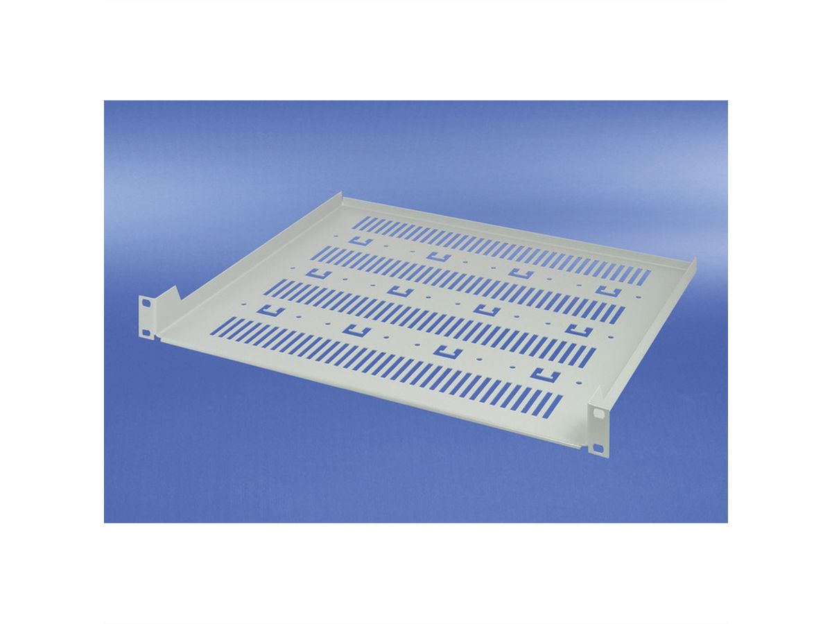 SCHROFF Tablette pour appareils 19", 1 U, RAL 7035