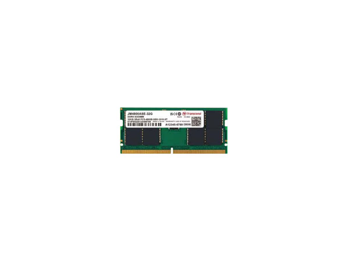 Transcend JetMemory JM4800ASE-32G module de mémoire 32 Go 1 x 32 Go DDR5 4800 MHz