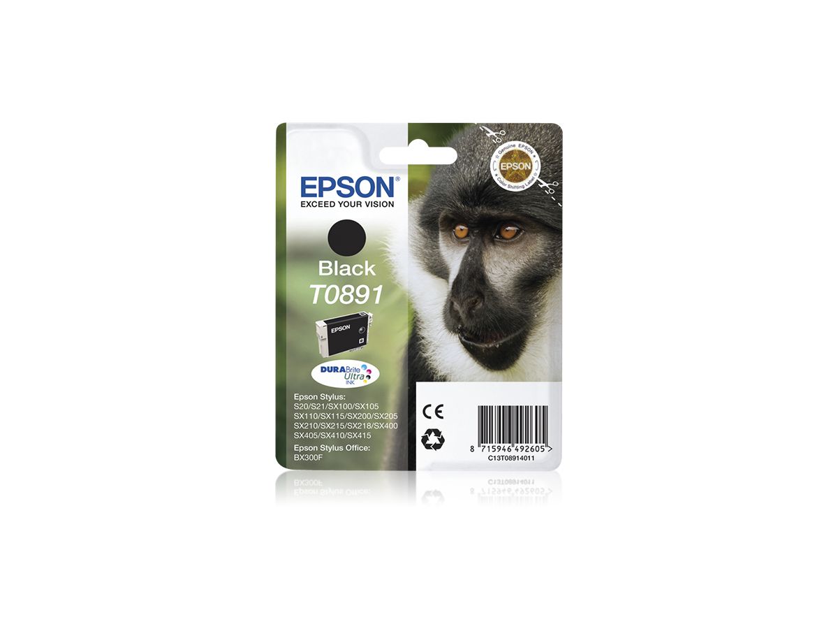 Epson Monkey Cartouche "Singe" - Encre DURABrite Ultra N