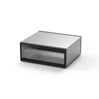 SCHROFF RatiopacPRO, boîtier complet, bureau, blindage rétrofitable, garniture frontale, 3 U, 28 HP, 255 mm