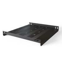 SCHROFF Varistar 19'' étagère, fixe, 75 kg, RAL 7021, 600W 600D