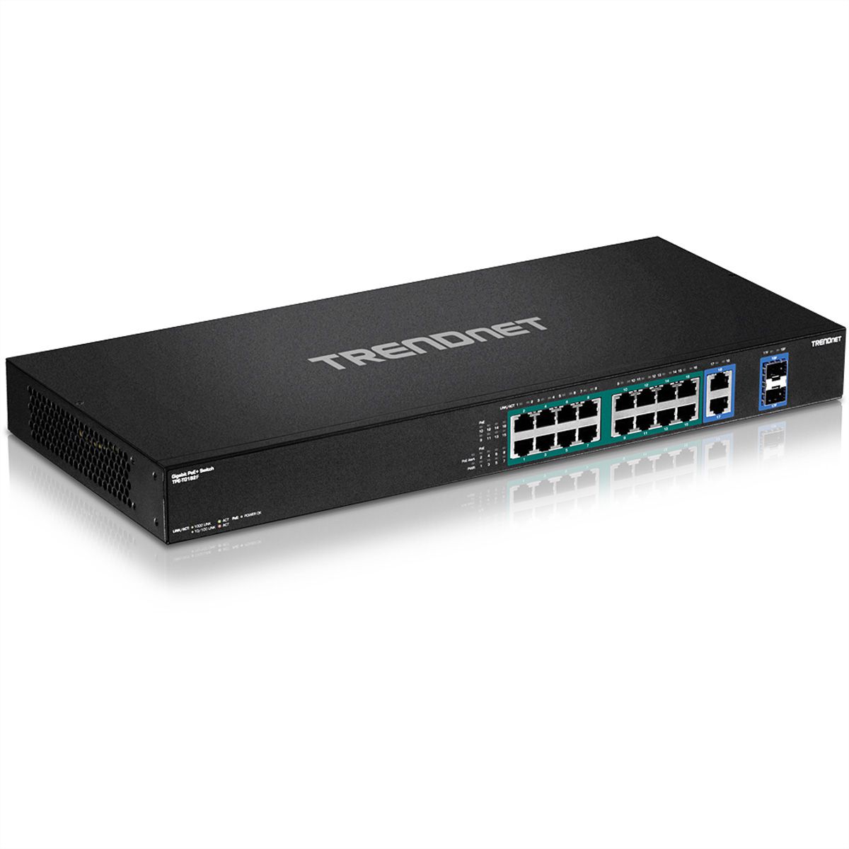 TRENDnet TPE-TG182F Switch PoE+ High Power Gigabit à 18 ports, 440W