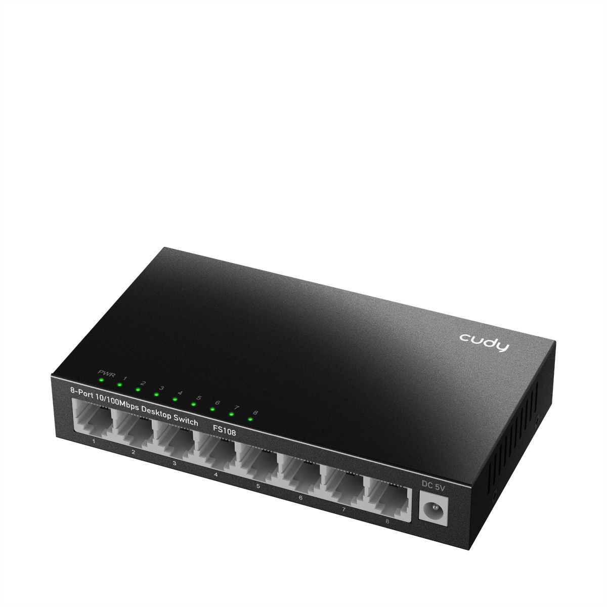 CUDY FS108 Switch 8 ports 10/100 Mbps métal